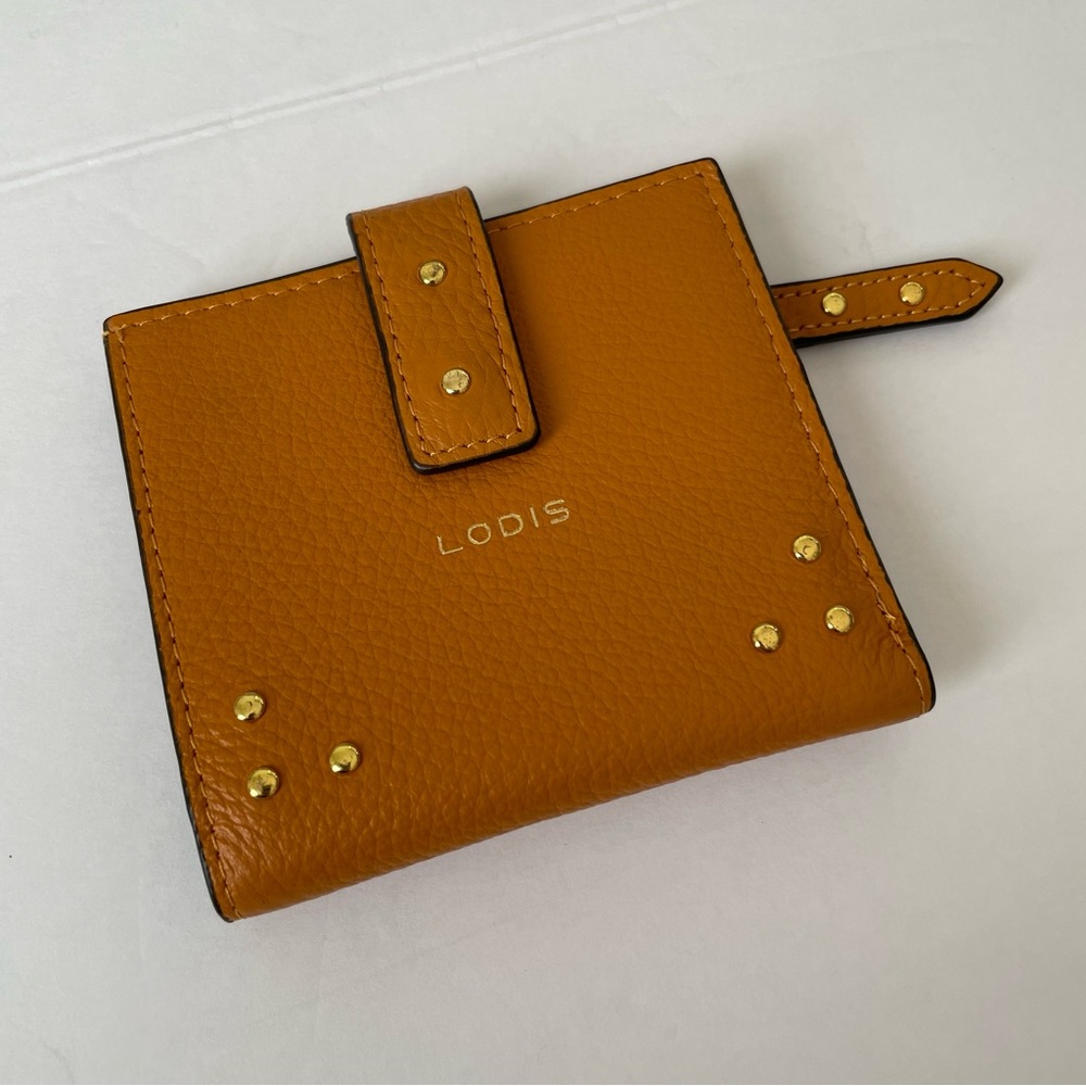 LODIS Mustard Bi Folded Card Holder - Picture 2 of 9